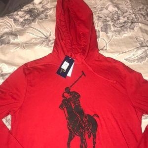 NWT Polo Ralph Lauren shirt w/hoodie